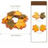 1PC Artificial maple leaf candlestick wreath, photography prop, home decor, party decoration.
