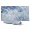 Protective Mat for Countertop for Company Work Office Ice Patterns of Nature 100X50 Cm