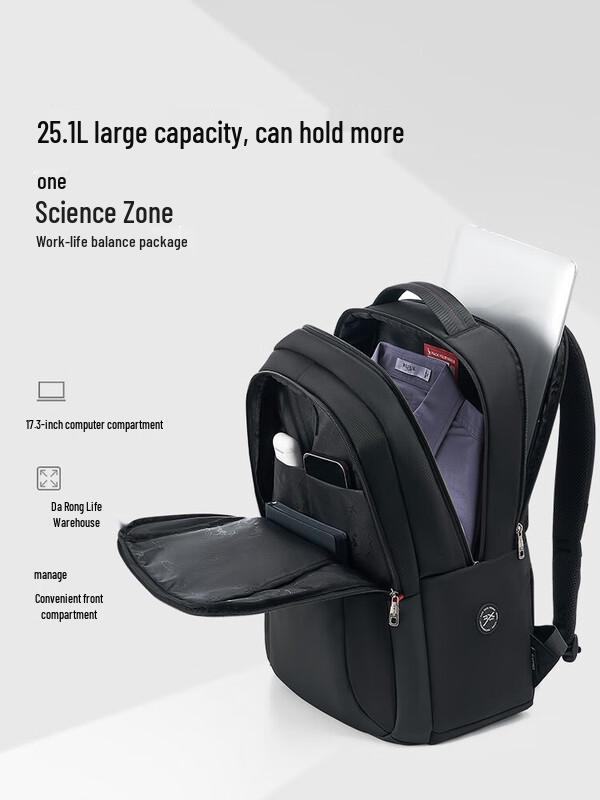 Бизнес-рюкзак для ноутбука Aiwashi Twin Towers 17,3 дюйма