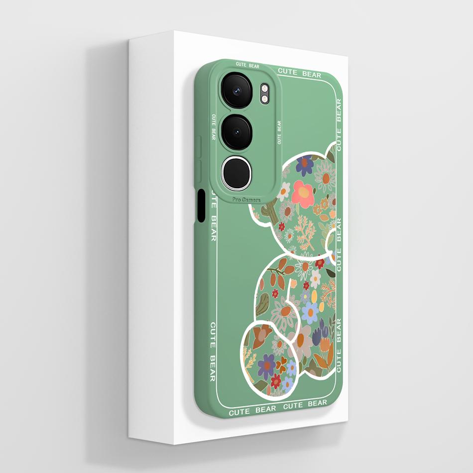 

For Vivo Y19S Y19 Y17 Y16 Y15 Phone Case Aesthetic Style Simple Back Cover For Vivo Y 19 Soft Liquid Silicone Anti Drop Bumper Vivo Y19S