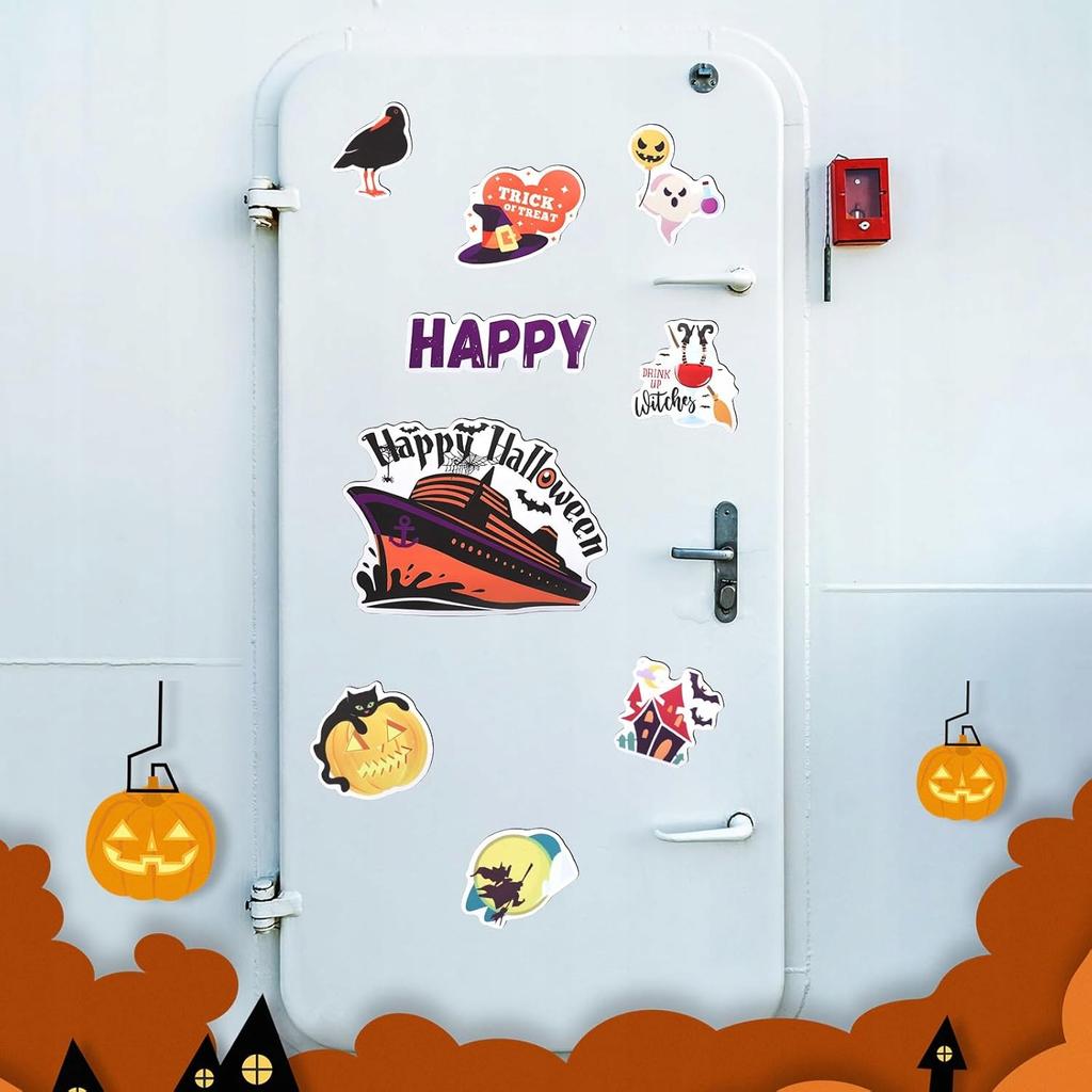 Magnesy halloween zestaw 27 sztuk na lodówkę ozdoby dekoracje