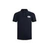 Logo Patch Fitted Short Sleeve Polo Shirt Women Tops Navy-Blue 8N1FB6-1JUVZ-0920