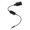 2Pcs Car Assessories Parts 5V To 12V Car Lighter Socket Black Female Plug Converter USB Cable For Car