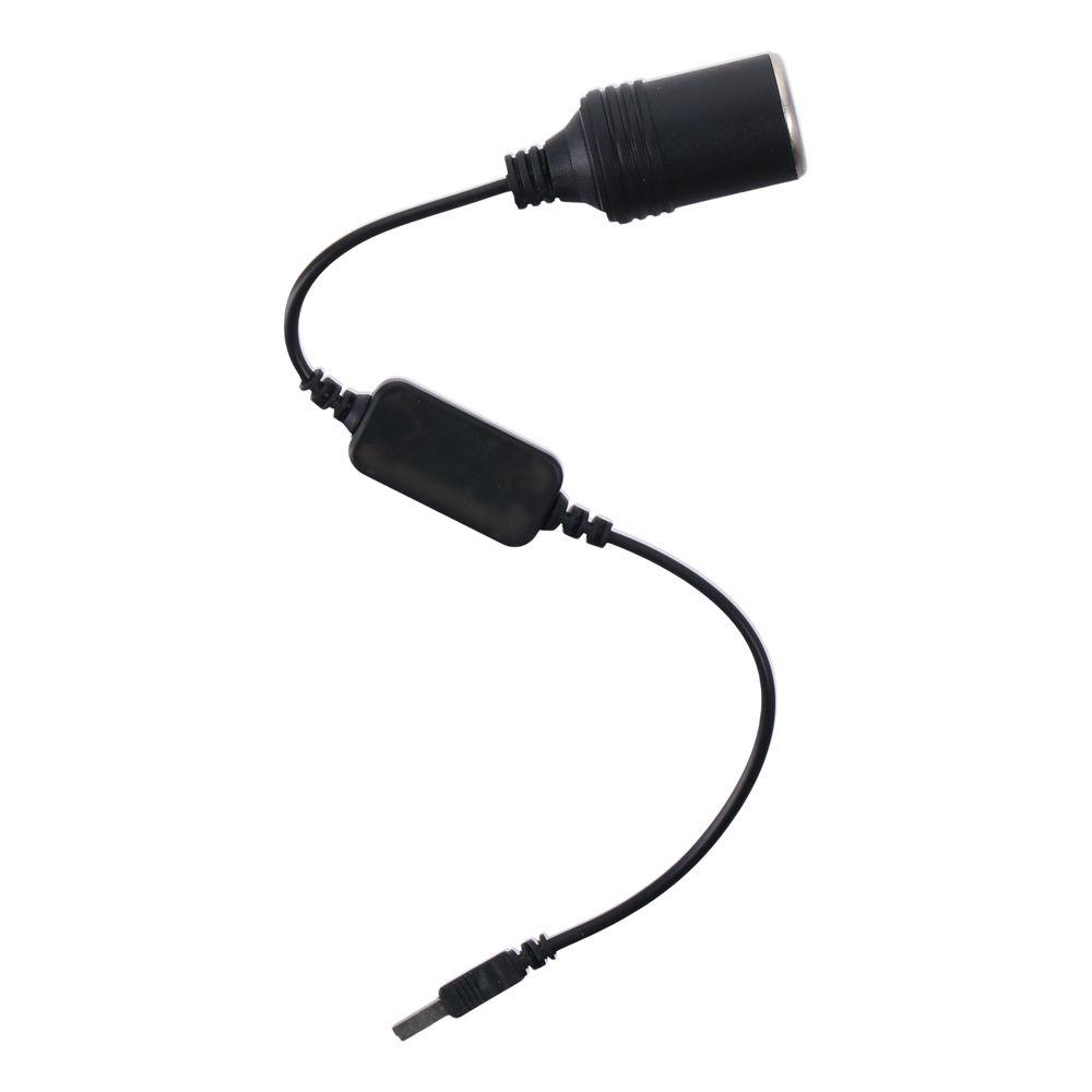 2Pcs Car Assessories Parts 5V To 12V Car Lighter Socket Black Female Plug Converter USB Cable For Car