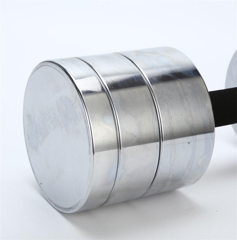 Electroplated Chrome Adjustable Dumbbells for Home Fitness - Multiple Styles Available