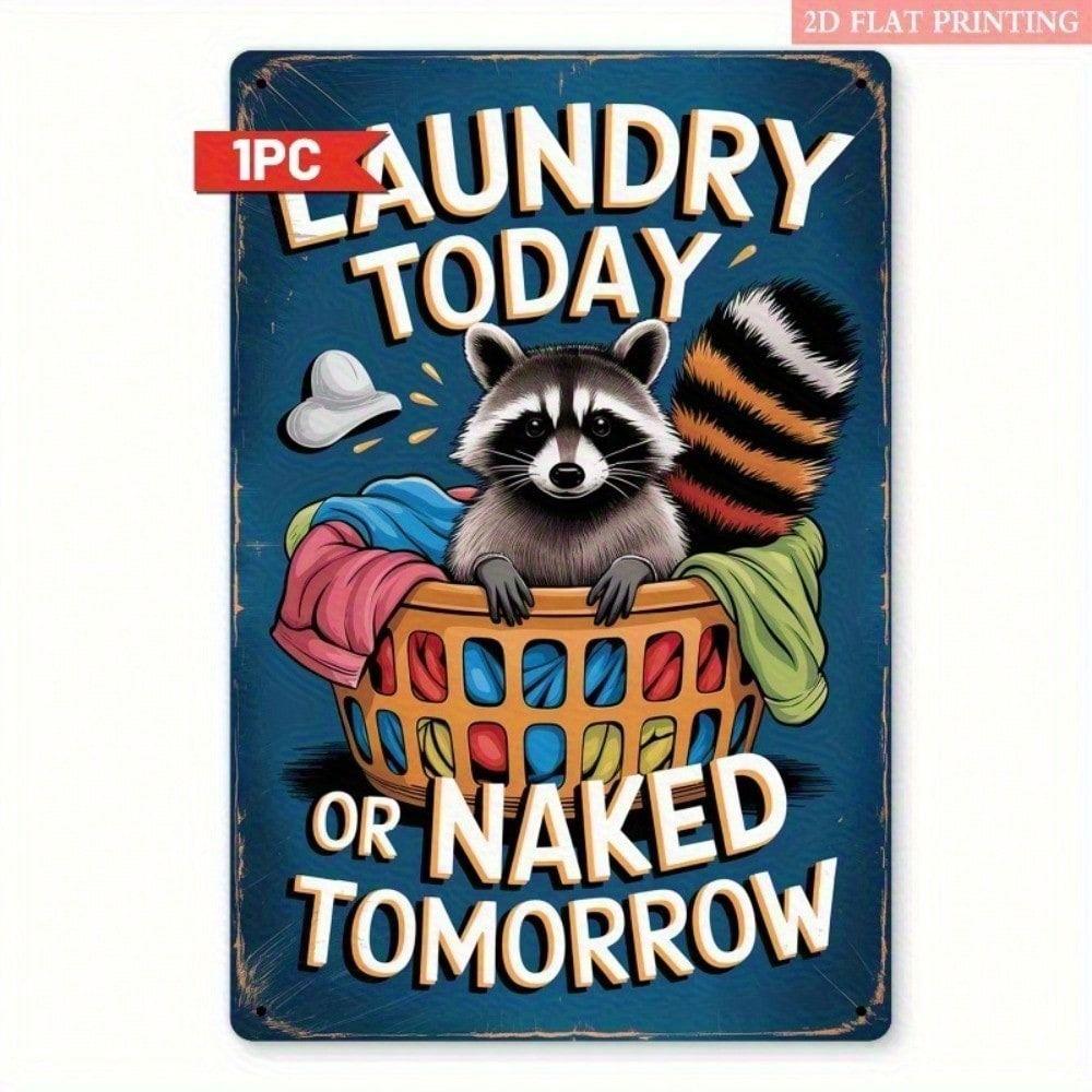 Retro Metal Tin Sign Cow Sunflowers Farmhouse Kitchen Wall Decor 20x30cm