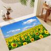 1pc Sunflower Doormats Home Carpet Bathroom Absorbent Mats Anti-Slip Mats Home Decor Supplies Carpets Home Kitchen Floor Mats