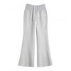 High-Waisted Relaxed Fit Flared Joggers Women - Slimming Wide-Leg Casual Pants In Gray Black Beige Rose Mauve