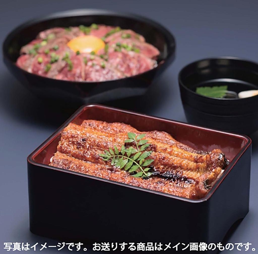 Boîte Jubako à l'anguille style japonais J-kitchens (Boîte Jubako Unagi) 16.5x16.5x9.3cm Fabriqué au Japon PNO.341649