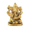Metall Ganesh Idol für Diwali Dekorationsartikel - Ganesha für Armaturenbrett Auto Kleine Ganpati Statue Figur Murti für Zuhause
