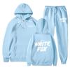 Damen Casual Zweiteiliges Set mit Kapuze, langen Ärmeln und langen Hosen, Sport-Sweatshirt-Set