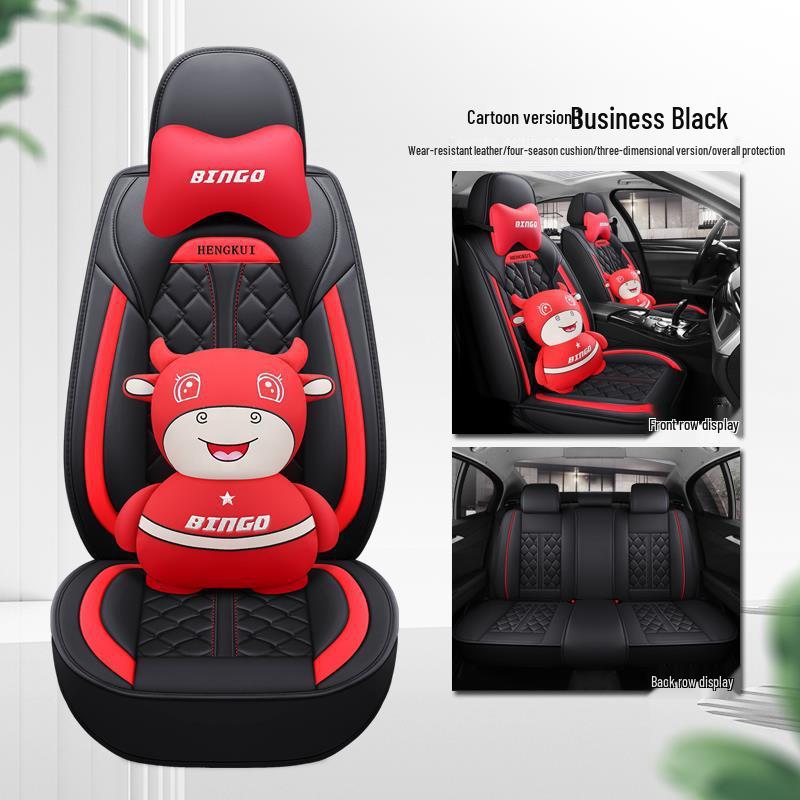 Haima M3/S5/M5 Cartoon Breathable Semi-Enclosed Car Seat Cover (2nd & 3rd Gen)