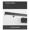 AC85-265V Modern LED Wall Lamp Bathroom Mirror Light Bedroom Bedside Wall Light Room Decor Indoor Lighting Device