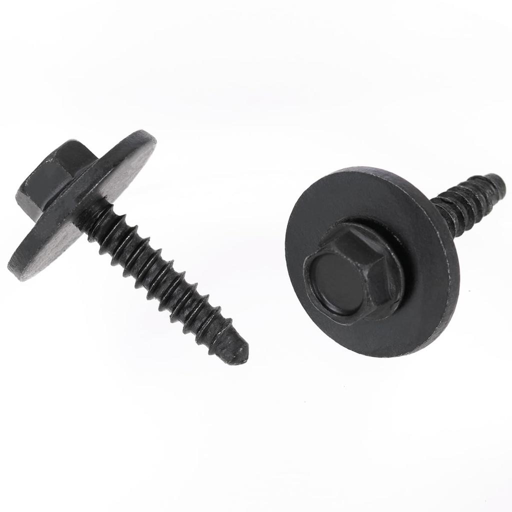 OAUTOO 20Pcs Bumper Cover Splash Shield Bolt Fender Liner Screw W716345-S450B For Ford Edge Escape Explorer F150 Fushion Maverick Fis Mustang MKC MKX
