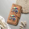 Turtle Print Wallet Slow Sunny Leisure Purse Faux Leather Card Holder Forever Fashion Long Clutch