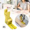 5 Pieces Presser Foot Computerized Flatbed Sewing Machine Accessory Spare Part for Home Industrial