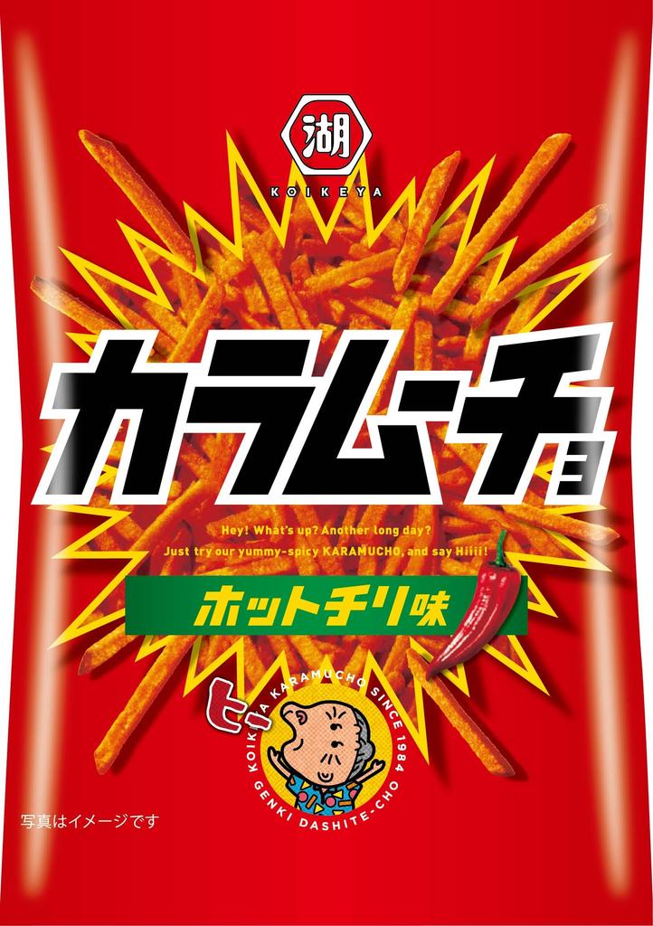 Koikeya Stick Karamuucho Hot Chili 30g X 24 Bags Flavor,