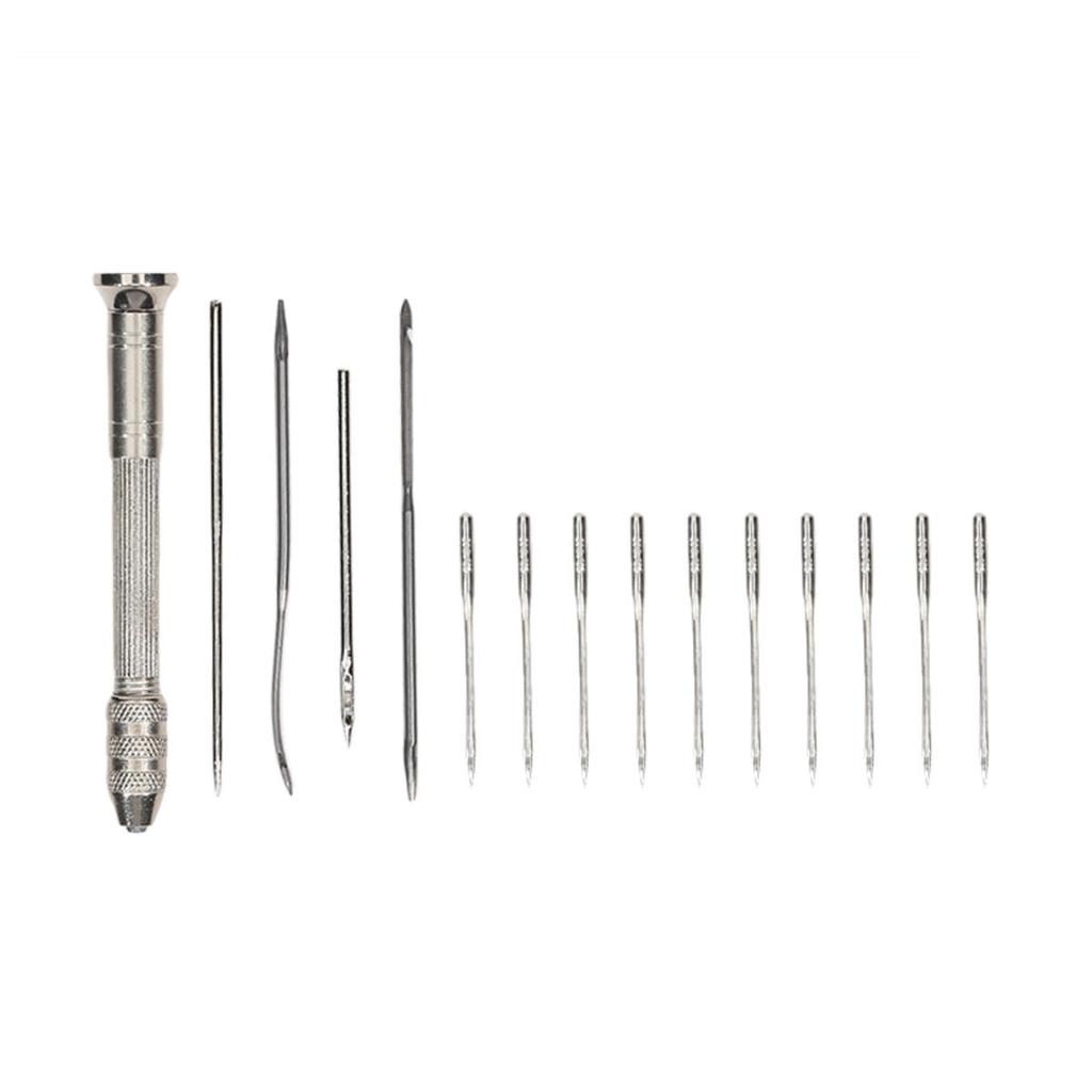 Multifunctional Leather Sewing Awl Set Replaceable Shoes Repair Tool Kit Punch Stitching Cone Needles DIY Sewing Leathercraft