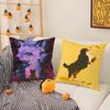Cute Animal Floral Decorations 2 Pillow Case Natural Linen Pillow Case Double-Sided Decor Sofa Pillowcase Home Decor