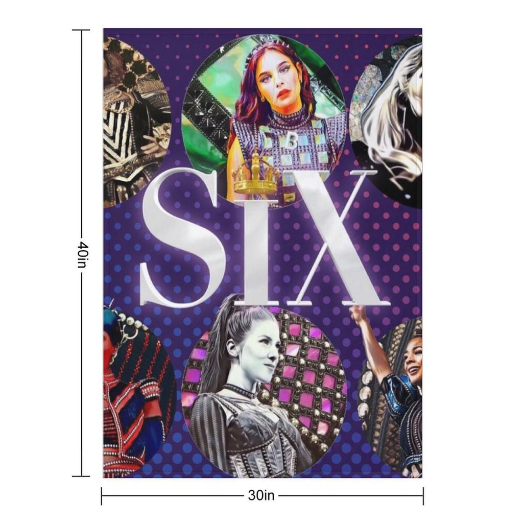 Six Queens Throw Blanket blankets ands christmas gifts Winter beds Shaggy Blankets