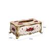 European Style Plastic Tissue Box for Living Room, Dining Table, KTV, and Creative Napkin Display
