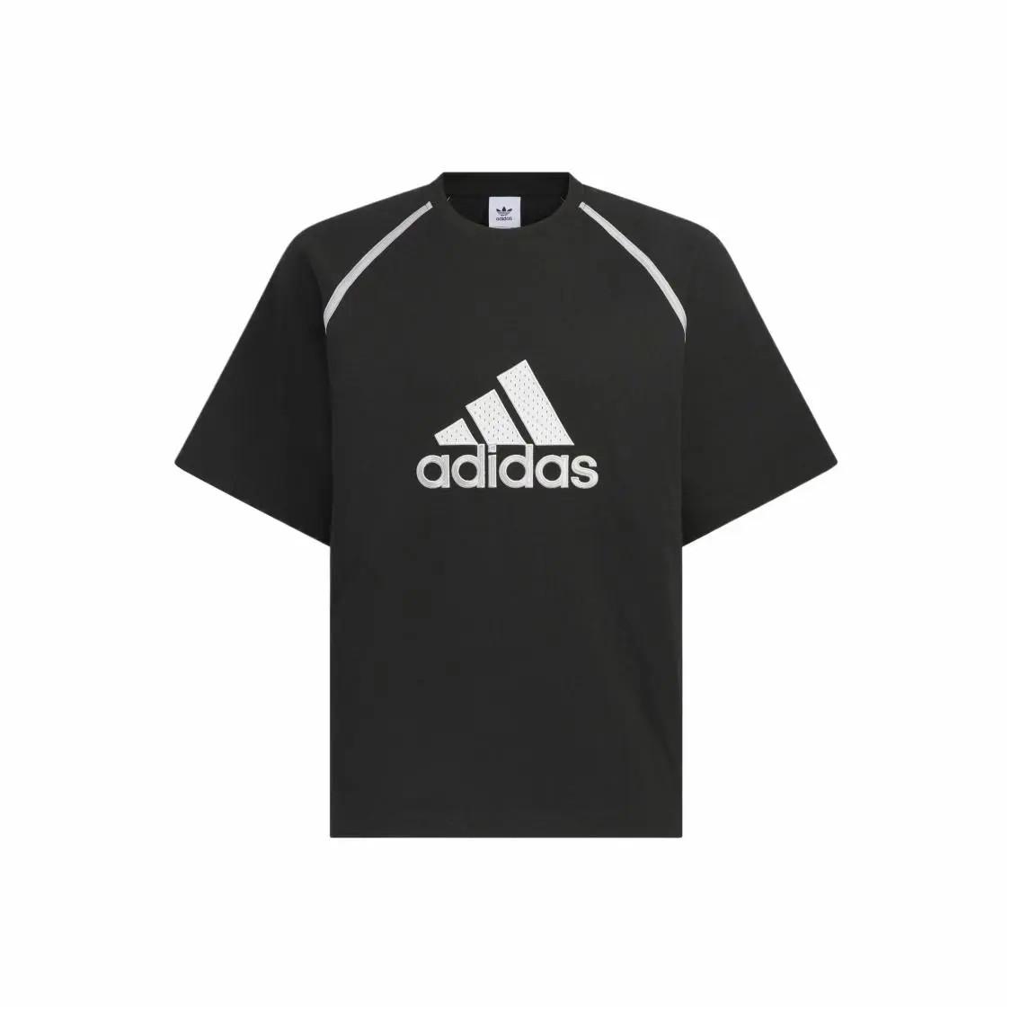 adidas Originals Badge Versatile Short-Sleeved T-Shirt Men s Black M
