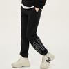 New MLB Base Logo Knitted Sweatpants Unisex Black 3ATPB0214-50BKS