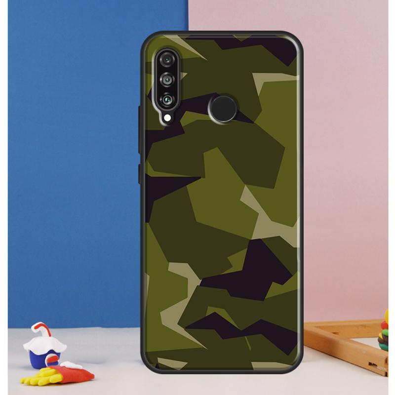 Camouflage Muster Hülle Für Huawei Nova 12s 7i 8i 11i 12i 9 10 SE Y73 Y90 Y70 Y72 Y61 Y91 P30 P40 Lite P60 Pro