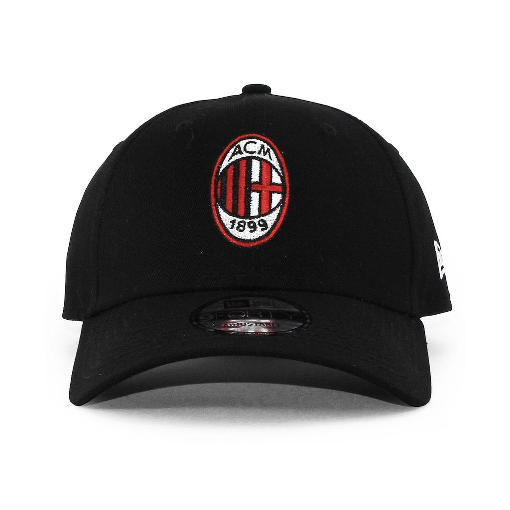 [New Era] EU Limited Cap 9FORTY Strapback AC Milan SERIA A CORE STRAPBACK CAP AC MILAN Serie A Black Hat 940 [Used]