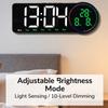 Date/Week/Temperature Digital Wall Clock Large Display Digital Alarm Clock  Desktop