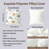 Cute Texture Cushion Cover Set of 4 Decorative Short Plush Pillow Covers for Sofa, Soft  Cushion Case Cm