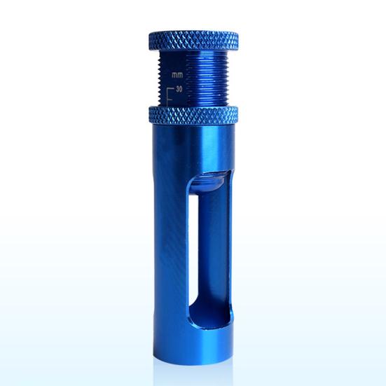 Adjustable Golf Tee Height Setter 20-40mm Aluminum Alloy Tee Height Elevator Tool for Consistent Swings Training Accessories