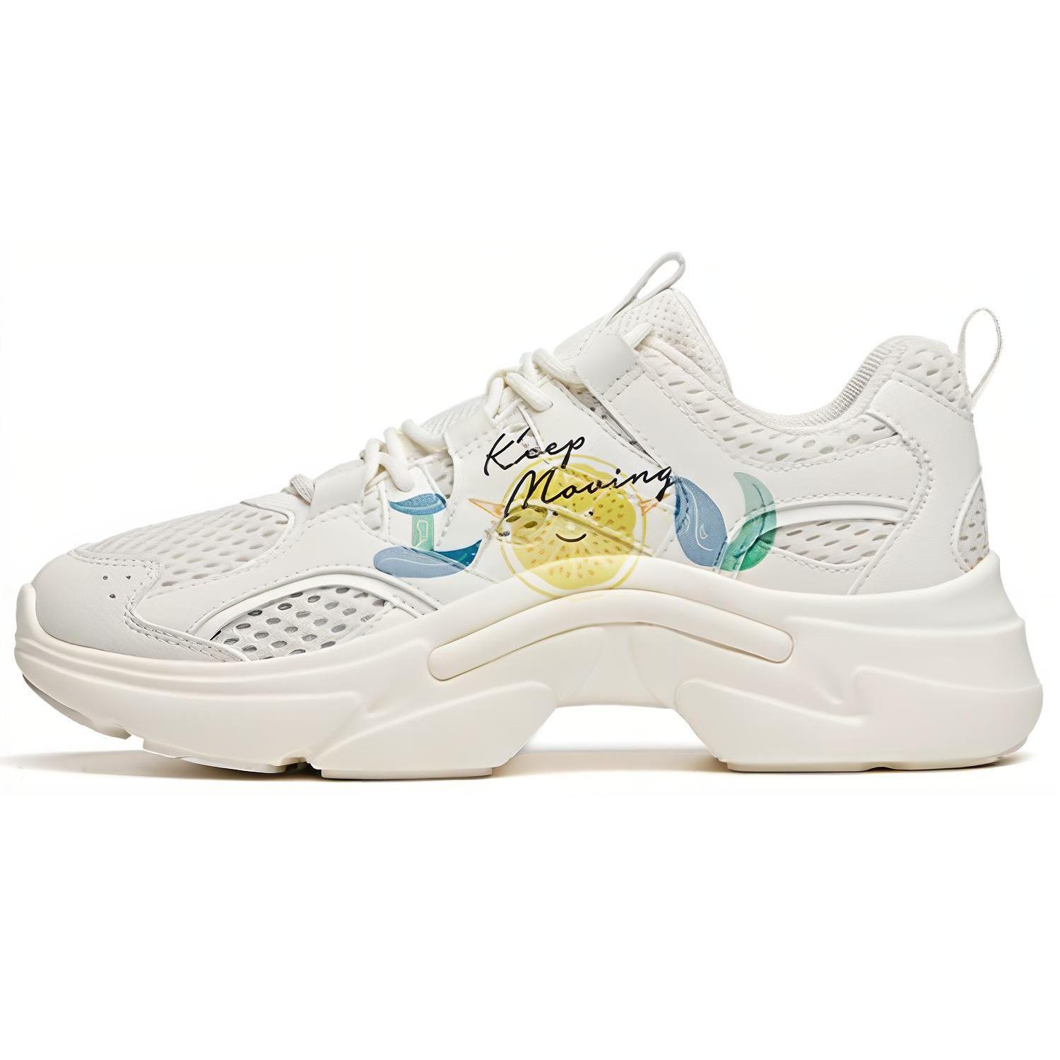 

New ANTA Running Series Sneakers White Yellow Women s 122028882-4 36