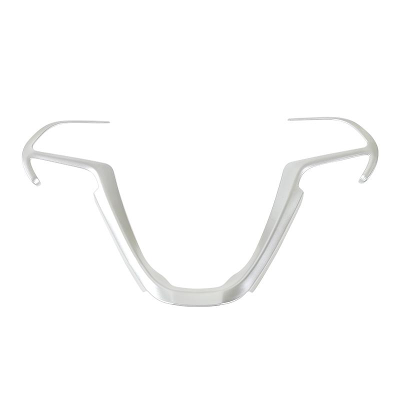 

SHINEKA интерьерные наклейки для Jeep Cherokee 2014+, украшение на руль автомобиля, аксессуары для Jeep Grand Cherokee серебряный