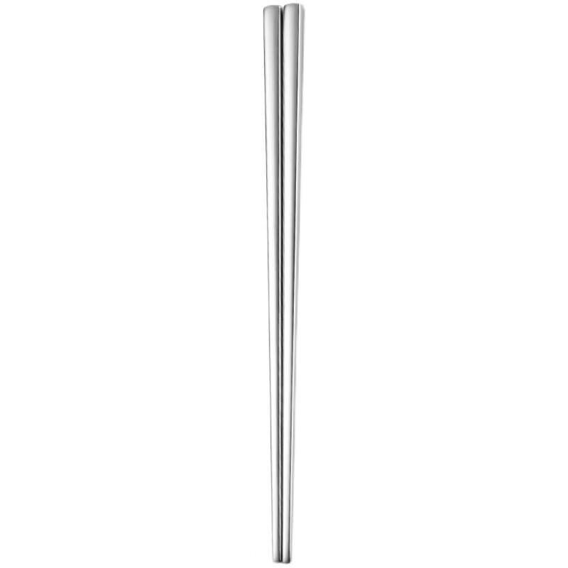 KitchenSeven 304 Stainless Steel Square-Head Chopsticks