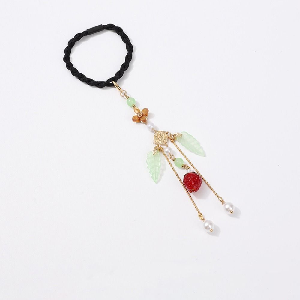 Hårbånd Kinesisk stil Gummibånd Leaf Weave Hair Tau Hanfu Dusk Hodeplagg Hårbånd