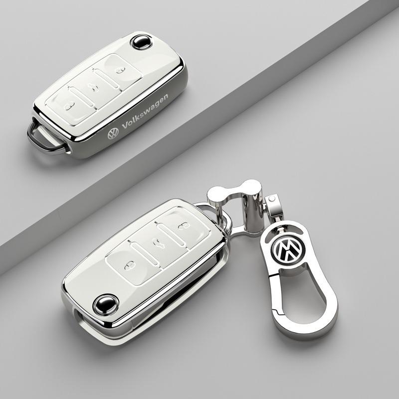 Pro VOLKSWAGEN VW Sportovní styl TPU kryt pouzdro na klíčenku auta Pro Volkswagen VW Polo Golf Passat Tiguan Beetle Caddy T5 Up