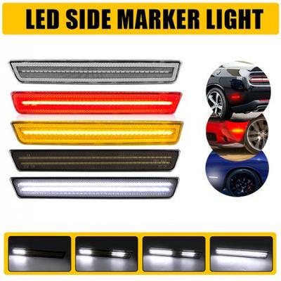 2/4PCS Dynamic Scan Lamp LED Side Light Fit Marker Dodge Challenger 2015-