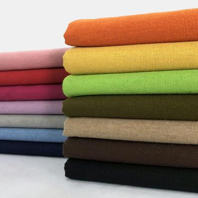 Tessuto di cotone e lino tinta unita ispessito: Ideale per divani, tende, tovaglie, sfondi fotografici, cuscini e cuscini posteriori.