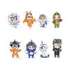 Set of 8 Digimon Figures: Angel, Agu, Mechanical Tyrannosaurus, V-boy, and Mecha Dragon Doll Models with Clothes.
