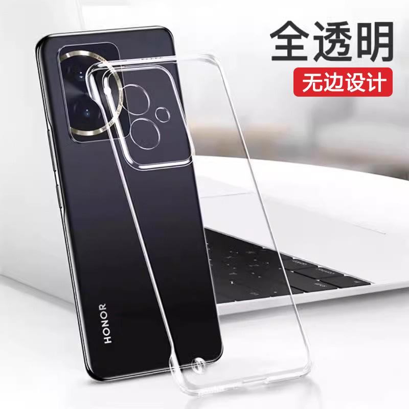 Applicable To Honor 111 Mobile Phone Case, the New 111pro Ultra-thin Transparent Borderless Hard Case, Half-pack Anti-drop Case.