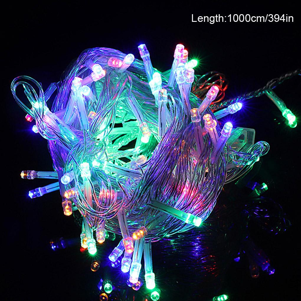 100LED String Fairy Lights Christmas Tree Lamps 10M Outdoor Party Wedding Decor