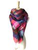 Autumn and winter new colorful plaid square scarf plaid scarf men's and women's imitation cashmere plaid scarf shawl