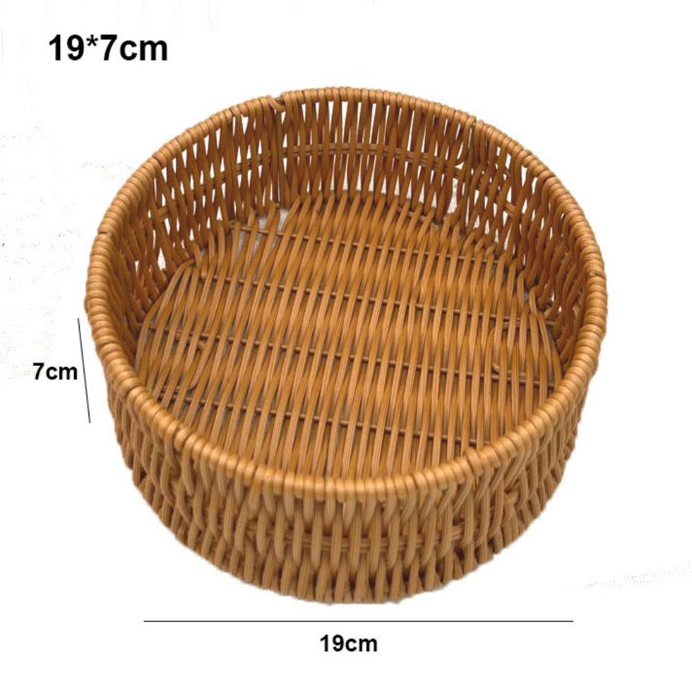 Tvrdost Chlebovník Ovoce Zelenina Košík Ručně pletený Ratanový košík