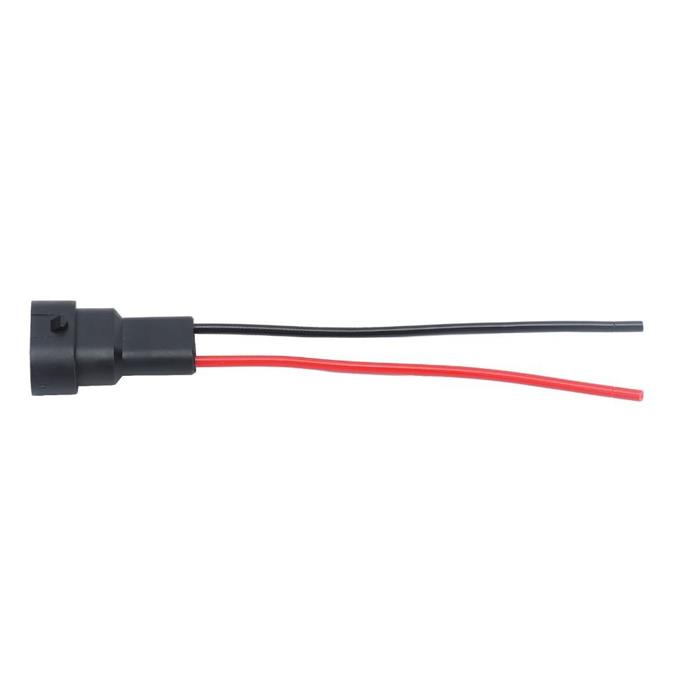 2PCS 12V Male Socket Connector Extension Wiring Male Adapter Socket Wires  Automotive Driving Light
