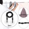2 Pieces Travel Clothesline Elastic Drying Cord Stretch Up 8 Feet for