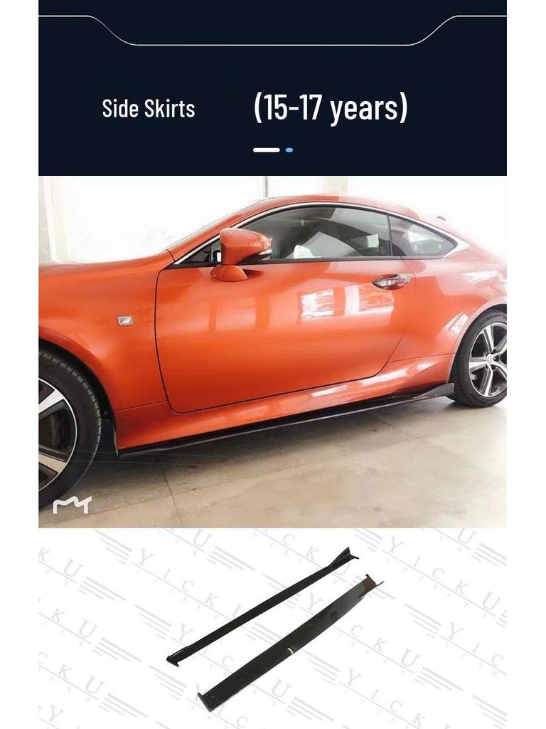 Lexus RC Carbon Fiber Body Kit: Front Lip, Rear Diffuser, Side Skirts & Tail Wing Spoiler (2015-2024)