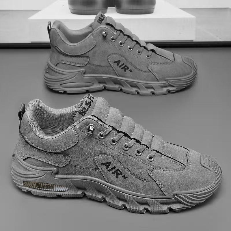 Men's Work Boots Waterproof Anti-slip Wear-resistant Slip-on Lightweight Soft-soled Casual for Office and Work Comfortable Sports Shoes