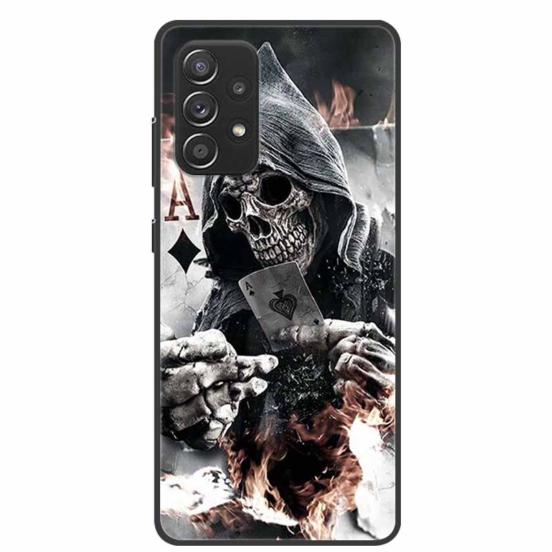 Für Coque Samsung A52s 5G Hülle Stoßfeste weiche Silikon-TPU-Rückseite für Samsung Galaxy A52s 5G Handyhüllen A52 S Niedlicher Cartoon