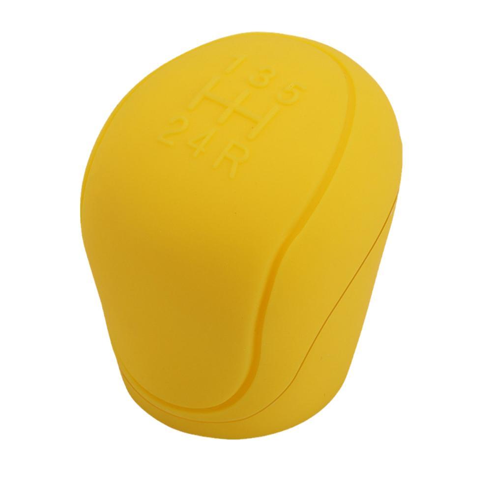 1pc Universal Silicone Car Gear Cover Non-slip Handbrake Cover Protectors Shift Knob Hand Car C N7S1